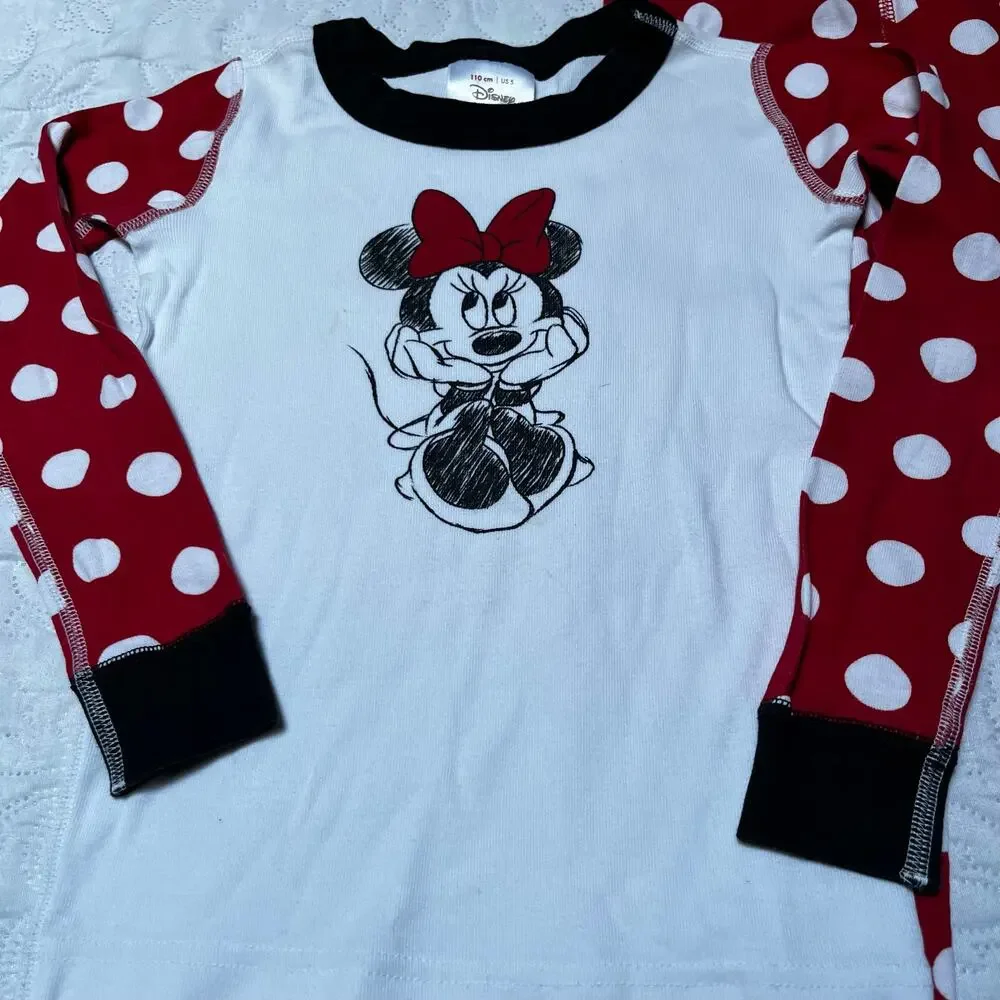 Hanna Andersson Disney Minnie Mouse PJ Set Size 5